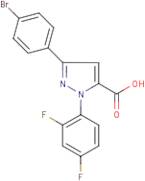 3-(4-Bromophenyl)-1-(2,4-difluorophenyl)-1H-pyrazole-5-carboxylic acid