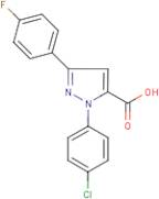 1-(4-Chlorophenyl)-3-(4-fluorophenyl)-1H-pyrazole-5-carboxylic acid