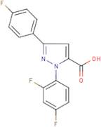 1-(2,4-Difluorophenyl)-3-(4-fluorophenyl)-1H-pyrazole-5-carboxylic acid