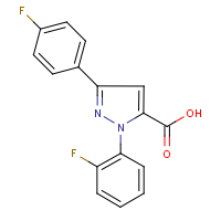 1-(2-Fluorophenyl)-3-(4-fluorophenyl)-1H-pyrazole-5-carboxylic acid