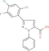 3-(2,4-Dichloro-5-fluorophenyl)-1-phenyl-1H-pyrazole-5-carboxylic acid