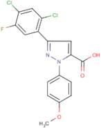 3-(2,4-Dichloro-5-fluorophenyl)-1-(4-methoxyphenyl)-1H-pyrazole-5-carboxylic acid