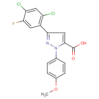 3-(2,4-Dichloro-5-fluorophenyl)-1-(4-methoxyphenyl)-1H-pyrazole-5-carboxylic acid