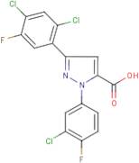 1-(3-Chloro-4-fluorophenyl)-3-(2,4-dichloro-5-fluorophenyl)-1H-pyrazole-5-carboxylic acid