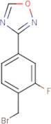 3-(4-(Bromomethyl)-3-fluorophenyl)-1,2,4-oxadiazole