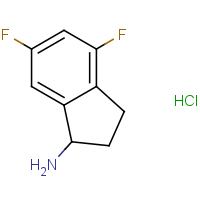 4,6-Difluoro-2,3-dihydro-1H-inden-1-amine hydrochloride