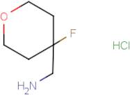 (4-Fluorotetrahydro-2H-pyran-4-yl)methanamine hydrochloride