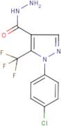 2-(4-Chlorophenyl)-3-(trifluoromethyl)pyrazole-4-carboxylic acid hydrazide