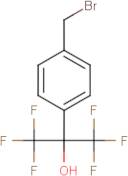 2-[4-(Bromomethyl)phenyl]-1,1,1,3,3,3-hexafluoropropan-2-ol