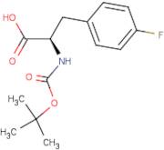 4-Fluoro-D-phenylalanine, N-BOC protected
