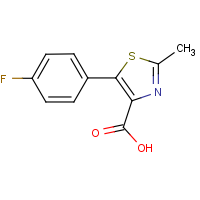 rac-5-(4-Fluorophenyl)-2-methyl-1,3-thiazole-4-carboxylic acid