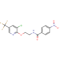 N-(2-{[3-Chloro-5-(trifluoromethyl)pyridin-2-yl]oxy}ethyl)-4-nitrobenzamide