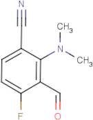 2-(Dimethylamino)-4-fluoro-3-formylbenzonitrile