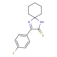 3-(4-Fluorophenyl)-1,4-diazaspiro[4.5]dec-3-ene-2-thione