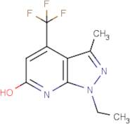 1-Ethyl-3-methyl-4-(trifluoromethyl)-1H,6H,7H-pyrazolo[3,4-b]pyridin-6-one