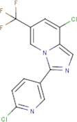 2-Chloro-5-[8-chloro-6-(trifluoromethyl)imidazo[1,5-a]pyridin-3-yl]pyridine