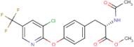 Methyl (2S)-3-(4-{[3-chloro-5-(trifluoromethyl)pyridin-2-yl]oxy}phenyl)-2-acetamidopropanoate