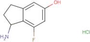 1-amino-7-fluoro-2,3-dihydro-1H-inden-5-ol hydrochloride