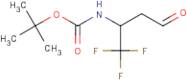 tert-butyl N-(1,1,1-trifluoro-4-oxobutan-2-yl)carbamate