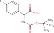 4-Fluorophenylglycine-N-Boc protected