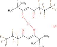 Bis(6,6,7,7,8,8,8-heptafluoro-2,2-dimethyl-3,5-octanedionate)strontium hydrate