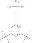 1-[3,5-Bis(trifluoromethyl)phenyl]-3-methylbut-1-yn-3-ol