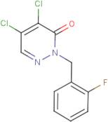 4,5-Dichloro-2-(2-fluorobenzyl)pyridazine-3(2H)-one