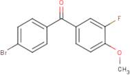 4-Bromo-3'-fluoro-4'-methoxybenzophenone