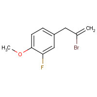 4-(2-Bromoallyl)-2-fluoroanisole