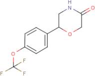 6-[4-(Trifluoromethoxy)phenyl]morpholin-3-one