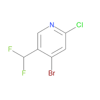 4-Bromo-2-chloro-5-(difluoromethyl)pyridine