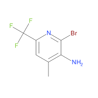 2-Bromo-4-methyl-6-(trifluoromethyl)pyridin-3-amine