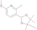 2-Fluoro-6-methoxy-3-(4,4,5,5-tetramethyl-1,3,2-dioxaborolan-2-yl)pyridine