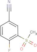 4-Fluoro-3-(methylsulphonyl)benzonitrile