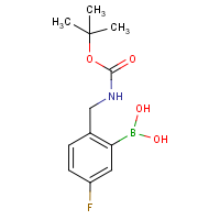 2-(Aminomethyl)-5-fluorobenzeneboronic acid, N-BOC protected