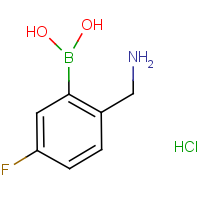 2-(Aminomethyl)-5-fluorobenzeneboronic acid hydrochloride