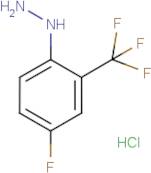 4-Fluoro-2-(trifluoromethyl)phenylhydrazine hydrochloride