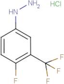 4-Fluoro-3-(trifluoromethyl)phenylhydrazine hydrochloride