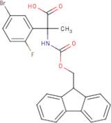 2-(5-Bromo-2-fluorophenyl)-2-({[(9H-fluoren-9-yl)methoxy]carbonyl}amino)propanoic acid