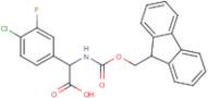 2-(4-Chloro-3-fluorophenyl)-2-({[(9H-fluoren-9-yl)methoxy]carbonyl}amino)acetic acid