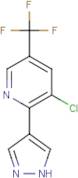 3-Chloro-2-(1H-pyrazol-4-yl)-5-(trifluoromethyl)pyridine