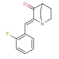 (2Z)-2-[(2-Fluorophenyl)methylidene]-1-azabicyclo[2.2.2]octan-3-one