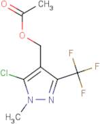 [5-Chloro-1-methyl-3-(trifluoromethyl)-1H-pyrazol-4-yl]methyl acetate