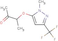 3-{[1-Methyl-3-(trifluoromethyl)-1H-pyrazol-5-yl]oxy}butan-2-one