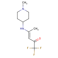 (3E)-1,1,1-Trifluoro-4-[(1-methylpiperidin-4-yl)amino]pent-3-en-2-one