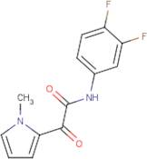 N-(3,4-Difluorophenyl)-2-(1-methyl-1H-pyrrol-2-yl)-2-oxoacetamide