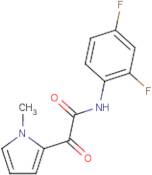 N-(2,4-Difluorophenyl)-2-(1-methyl-1H-pyrrol-2-yl)-2-oxoacetamide