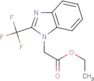 Ethyl 2-[2-(trifluoromethyl)-1H-1,3-benzodiazol-1-yl]acetate