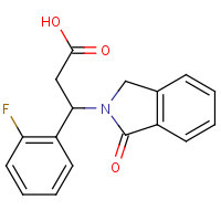 3-(2-Fluorophenyl)-3-(1-oxo-2,3-dihydro-1H-isoindol-2-yl)propanoic acid