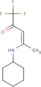 (3Z)-4-(Cyclohexylamino)-1,1,1-trifluoropent-3-en-2-one